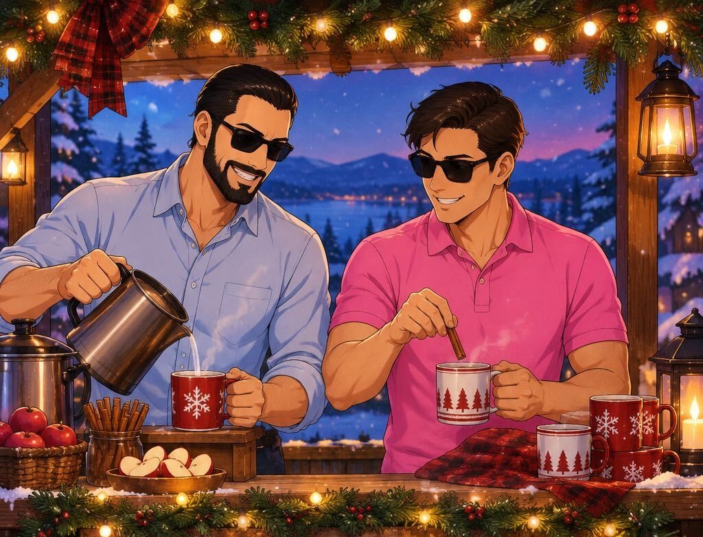 Warm drinks being poured at the Seasonal Pour stand